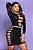 CONJUNTO TOP E SAIA LUXO COM DETALHES EM STRASS Y2154 - Imagem 4