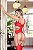 BODYSTOCKING MACACÃO VERMELHO Y1401 - Imagem 8