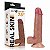 PÊNIS SUPER REALISTICO COM DUPLA CAMADA GET LUCKY 7.5" 20,3 X 4,0 CM - Imagem 5