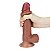 PÊNIS SUPER REALISTICO COM DUPLA CAMADA GET LUCKY 7.5" 20,3 X 4,0 CM - Imagem 2