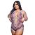 BODY EM RENDA BICOLOR VINHO COM BRANCO PLUS SIZE - Imagem 1
