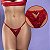 CALCINHA EM RENDA COM TULE TRANSPARENTE ATRÁS Y5059 - Imagem 1