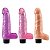 PÊNIS REALSITICO COM ESCROTO E VIBRO JELLY 20,0 X 4,8 SI - Imagem 1