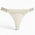 CALCINHA FIO DENTAL STRASS LOVE CORTE A LASER E DETALHE DE RENDA FRONTAL - Imagem 2