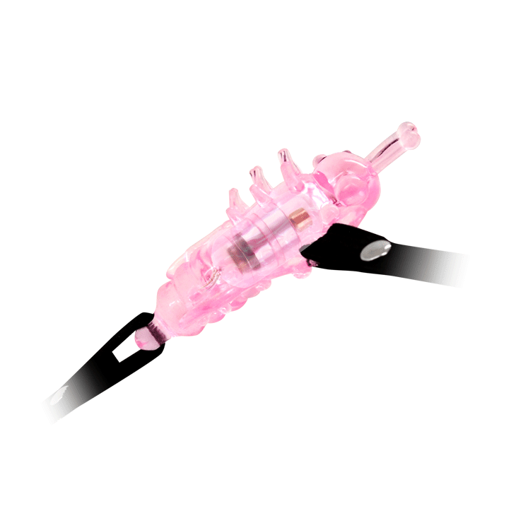 CINTA VIBRATÓRIA EM SILICONE E ESTIMULADOR CLITORIANO BUTTERFLY BAILE - Imagem 3