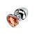 PLUG ANAL MEDIO METAL COM CRISTAL CORAÇÃO - Imagem 13
