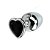 PLUG ANAL MEDIO METAL COM CRISTAL CORAÇÃO - Imagem 10