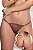 CALCINHA FIO DENTAL EM RENDA COM "STRASS" ZIPPER YAFFA - Imagem 1