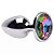 PLUG ANAL PEQUENO DE METAL COM CRISTAL ARREDONDADO - Imagem 12