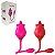 VIBRADOR ROSA COM LÍNGUA E PONTA VIBRATÓRIA SNAK TONGUE SI - Imagem 4