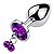 PLUG ANAL METAL PEQUENO COM SINO - Imagem 3