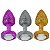 PLUG ANAL GLITTER GRANDE LINHA LESS HARD - Imagem 1