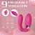 VIBRADOR DE CASAL COM PULSAÇÃO UMI S-HANDE - Imagem 4