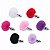 PLUG ANAL METAL MEDIO COM POMPOM - Imagem 1