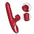 VIBRADOR DE PONTO G E CLITORIS COM 3 FUNÇÕES ANEL VAI E VEM SI - Imagem 1