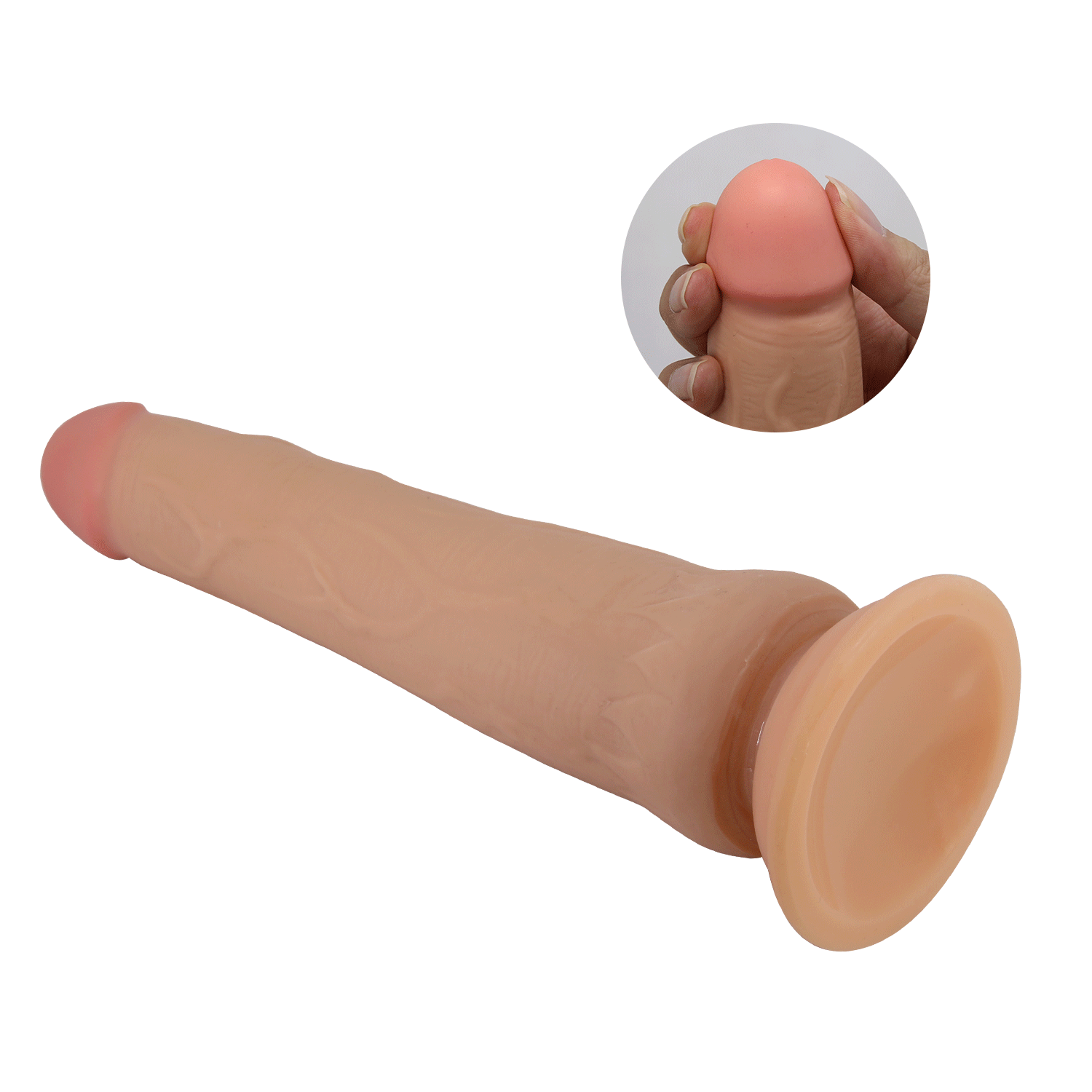 PÊNIS REALSITICO COM DUPLA CAMADA TIEMEYER PRETTY LOVE - Imagem 2