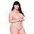 BODY EM RENDA BICOLOR ROSE COM MARFIN PLUS SIZE - Imagem 2