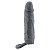 CAPA PENIANA COM VEIAS SALIENTES E ANEL PENIS SLEEVE LARGE PRETTY LOVE - Imagem 3