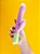 VIBRADOR VAI E VEM COM ESTIMULADOR CLITORIANO ÊXTASE COLLORS INTT - Imagem 7