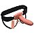 CAPA PENIANA EXTENSORA 18X4,5CM COM CINTO E VIBRADOR HOT FLOWERS - Imagem 1