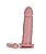 PÊNIS COM VENTOSA E VIBRADOR EXTERNO CONVENCIONAL 18 X 4,5CM HOT FLOWERS - Imagem 3