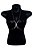BODY CHAIN CORRENTE COM STRASS E PEDRA AZUL REF:117 - Imagem 5