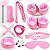 KIT SADO COM 11 PRODUTOS COURO COM PELUCIA PRETA SI - Imagem 4