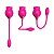 VIBRADOR 2 EM 1 FORMATO ROSA COM PULSAÇÃO SNAK SI - Imagem 8