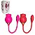 VIBRADOR 2 EM 1 FORMATO ROSA COM PULSAÇÃO SNAK SI - Imagem 5