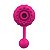 VIBRADOR 2 EM 1 FORMATO ROSA COM PULSAÇÃO SNAK SI - Imagem 6