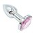 MINI PLUG ANAL DE METAL COM CRISTAL ARREDONDADO - Imagem 9