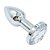 MINI PLUG ANAL DE METAL COM CRISTAL ARREDONDADO - Imagem 6