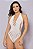 BODY COM FRENTE TRANSPASSADA E COSTAS NUAS BRANCO YAFFA - Imagem 7