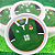 10 Botões de Futebol - Acrilico Cristal 50mm - Bolivia - Imagem 2