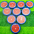 10 Botões de Futebol - Acrilico Cristal 50mm - Costa Rica - Imagem 4