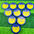 10 Botões de Futebol - Acrilico Cristal 50mm - Equador - Imagem 4