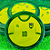 10 Botões de Futebol - Acrilico Cristal 50mm - Jamaica - Imagem 2