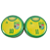 10 Botões Futebol de Botão - Vidrilha 45mm - Africa do Sul - Imagem 1