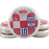 10 Botões Futebol de Botão - Vidrilha 45mm - Croácia - Imagem 2