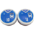 10 Botões Futebol de Botão - Vidrilha 45mm - Escócia - Imagem 1