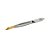 Pinça de Sobrancelha Edel Solingen Ponta Fina Triangular 9cm cos - Imagem 3