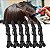 Kit 6 Presilhas Prendedor Cabelo Bico Pato Jacaré Profissional cos - Imagem 2