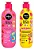 Shampoo 300ml + Condicionador 200ml Infantil  Meu Liso Kids Morango Salon Line - Imagem 3