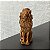 Escultura Leão 12 cm Decoração em impressão 3d Estátua - Imagem 1