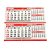 100 Folhinhas 2026 Refil Pvc Calendário De Mesa Bloco Pequeno 11,5x5 - Imagem 3