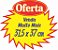 Cartaz Oferta Splash Amarelo Promoção de Supermercado para Gôndolas  70 Unidades - Imagem 4