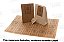 Papel Kraft 200g A3 200gr Rústico Bem Encorpado 125 Folhas - Imagem 5