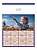 100 Calendários Folhinha 27x37 cm De Parede 2027 Plastificado Linha 600 a 611 - Imagem 1