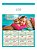 100 Calendários Folhinha 27x37 cm De Parede 2027 Plastificado Linha 600 a 611 - Imagem 3