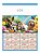 100 Calendários Folhinha 27x37 cm De Parede 2027 Plastificado Linha 600 a 611 - Imagem 5